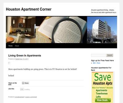 Houston Apartment Corner