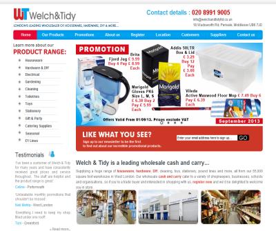 Welch & Tidy – London’s Leading wholesale cash and carry