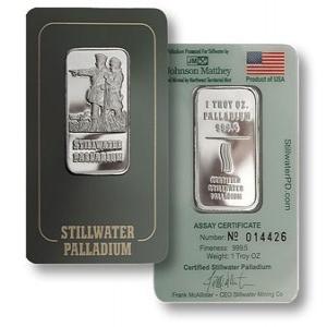 Palladium Coins & Bars