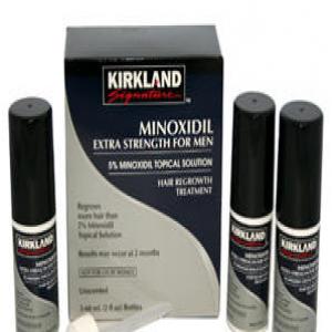 3 Month Supply Kirkland Minoxidil 5% Extra Strength for Men (3 60mL Bottles) at £18.65