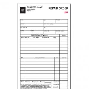 Auto Repair Invoice