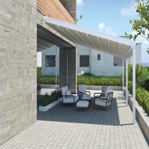 External motorised sunscreens